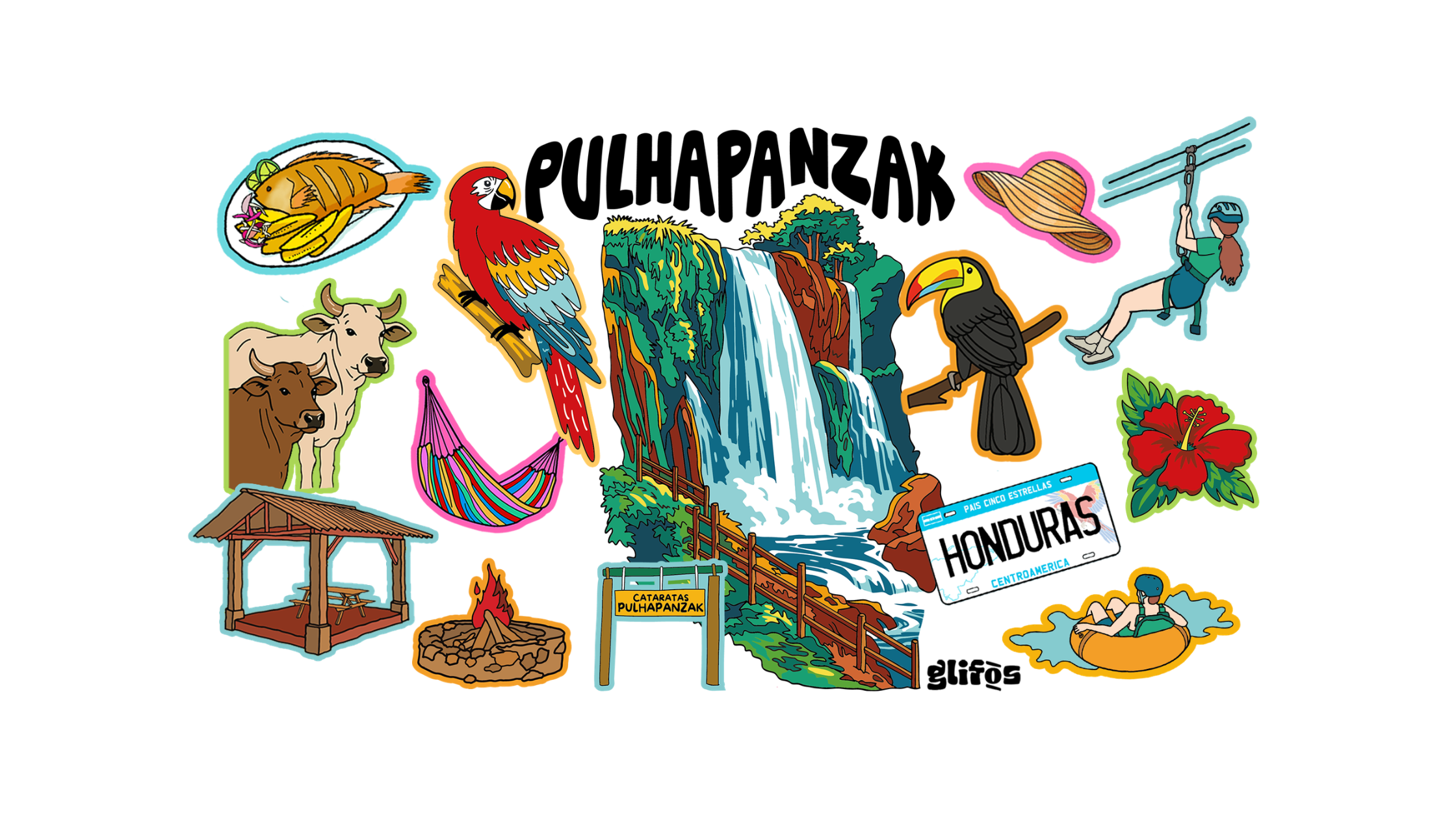 Pulhapanzak x Glifos: Merch Oficial